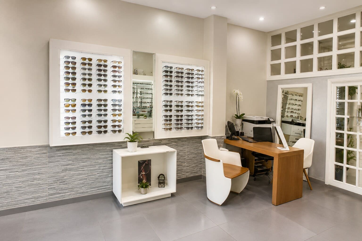 Intérieur de la boutique Espace Optique